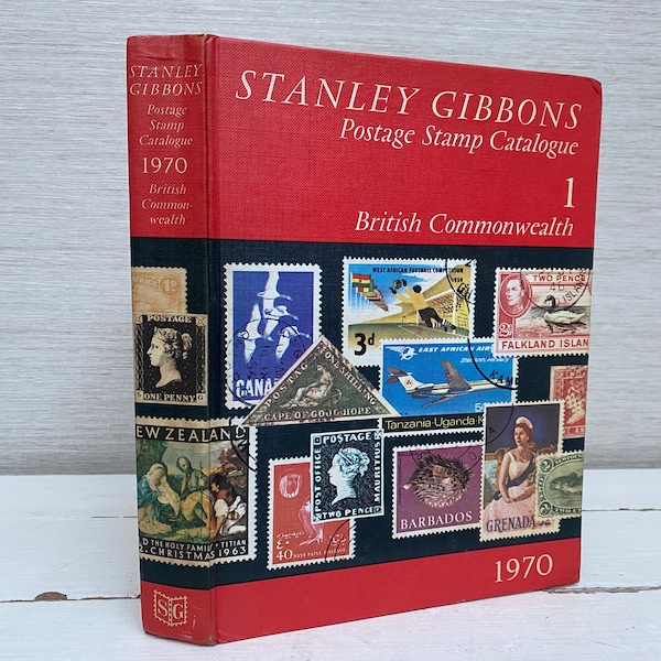 Stanley Gibbons Postage Stamp Catalogue 1970 Part One British Commonwealth Hardback Book