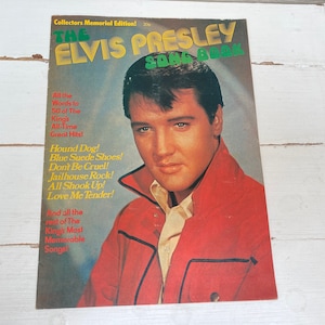 Elvis Presley Vintage Collectors Memorial Edition Magazine / Song Book 1979