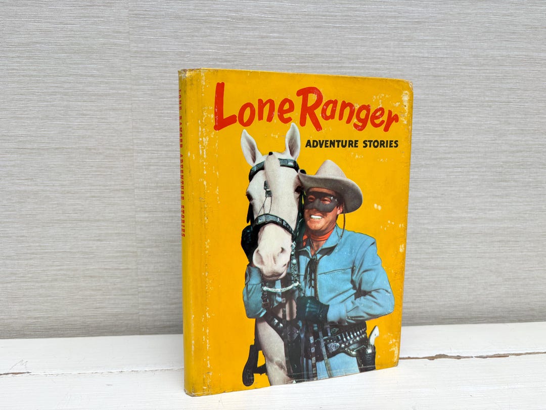 Lone Ranger Adventure Stories Hardback Book With Dust Jacket C1958 ...