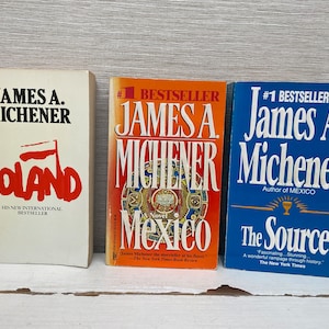 James A Michener Vintage 1990s Paperback Books - Various Titles - Sold Individually