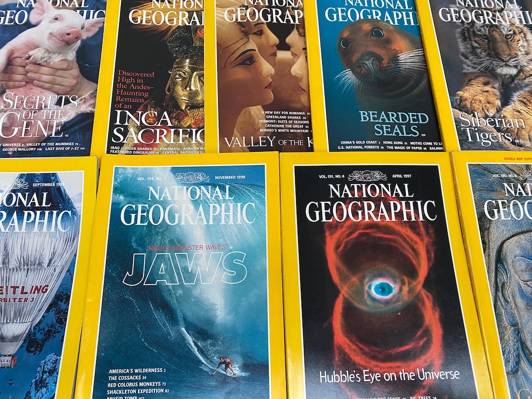 1990年代のナショナルジオグラフィック誌ヴィンテージ - 別売 - Etsy 日本