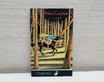 Prince Caspian par C S Lewis 1969 macareux vintage livre de poche