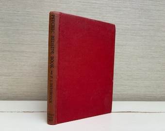 Libro de cabecera psíquico de Percy J. Hitchcock Libro de tapa dura vintage - Club de libros psíquicos