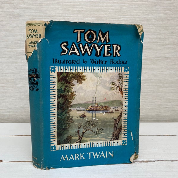 Tom Sawyer von Mark Twain 1958 Hardcover Buch - J M Dent