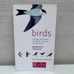 Birds of Britain & Europe Collins Pocket Guide 1998 Paperback Book