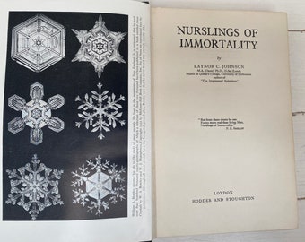 Enfermerías de la inmortalidad por Raymond C Johnson 1957 Libro de tapa dura Hodder & Stoughton