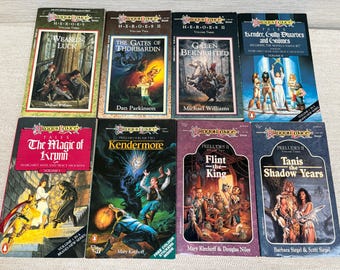 Dragon Lance Vintage Paperback Books Ace Sci Fi Fiction  - Various Titles Sold Separately ( Two Titles Signed by Author)