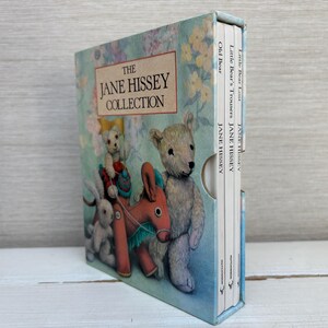 The Jane Hissey Collection Illustrated Children&#39;s Vintage Three Book Hardback Book Set 1980&#39;s