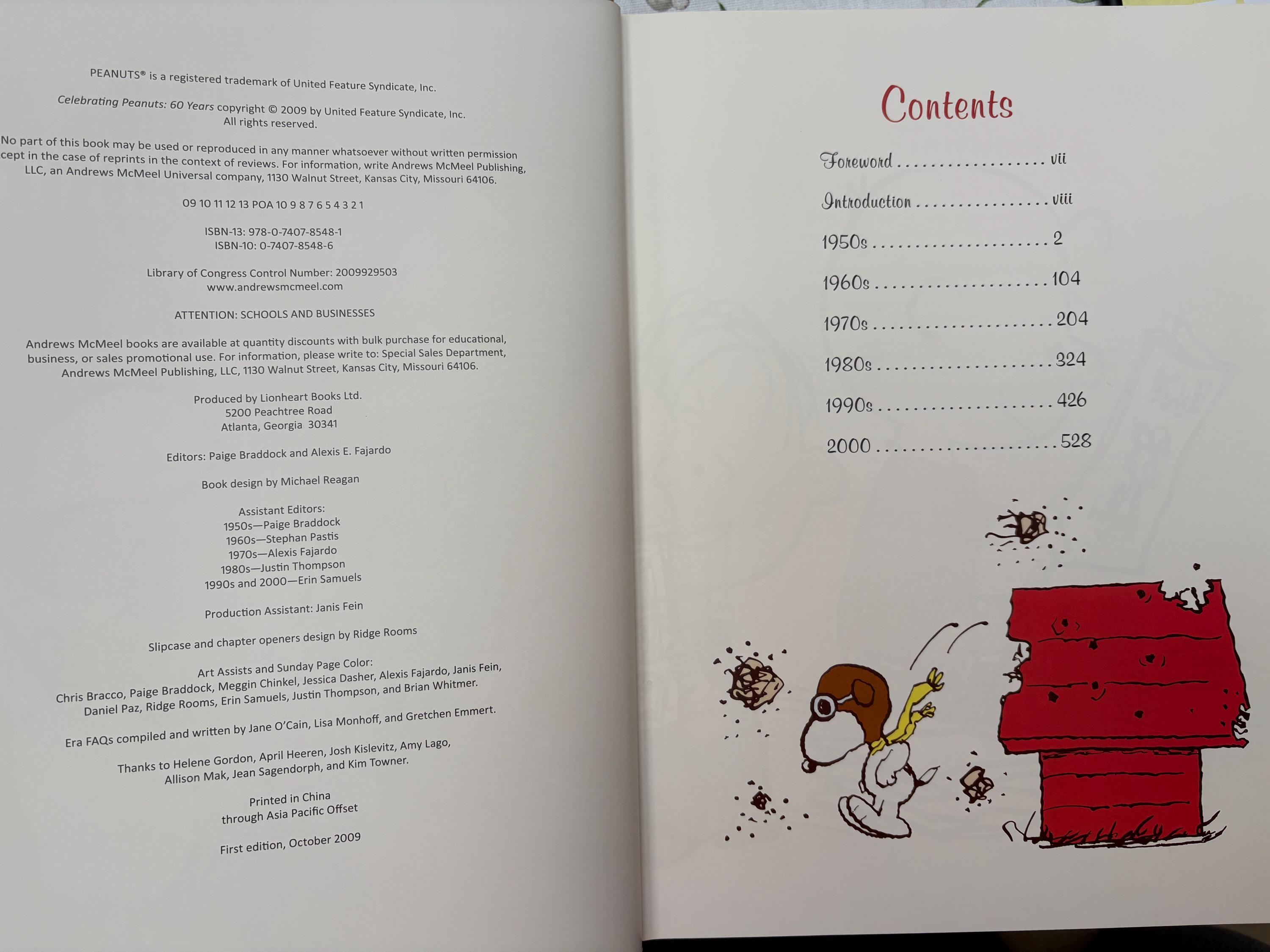 Celebrating Peanuts: 60 Years by Charles M Schulz Hardcover Book