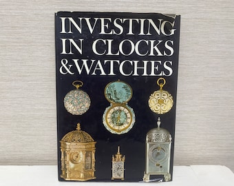 Investeringar i klockor och armbandsur av P W Cumhaill Vintage inbunden bok 1968