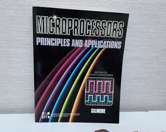 Microprocessors Principles and Applications by Charles Gilmore Paperback Text Book 1989