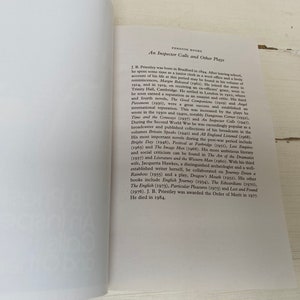 An Inspector Calls And Other Plays By J B Priestley Penguin Modern