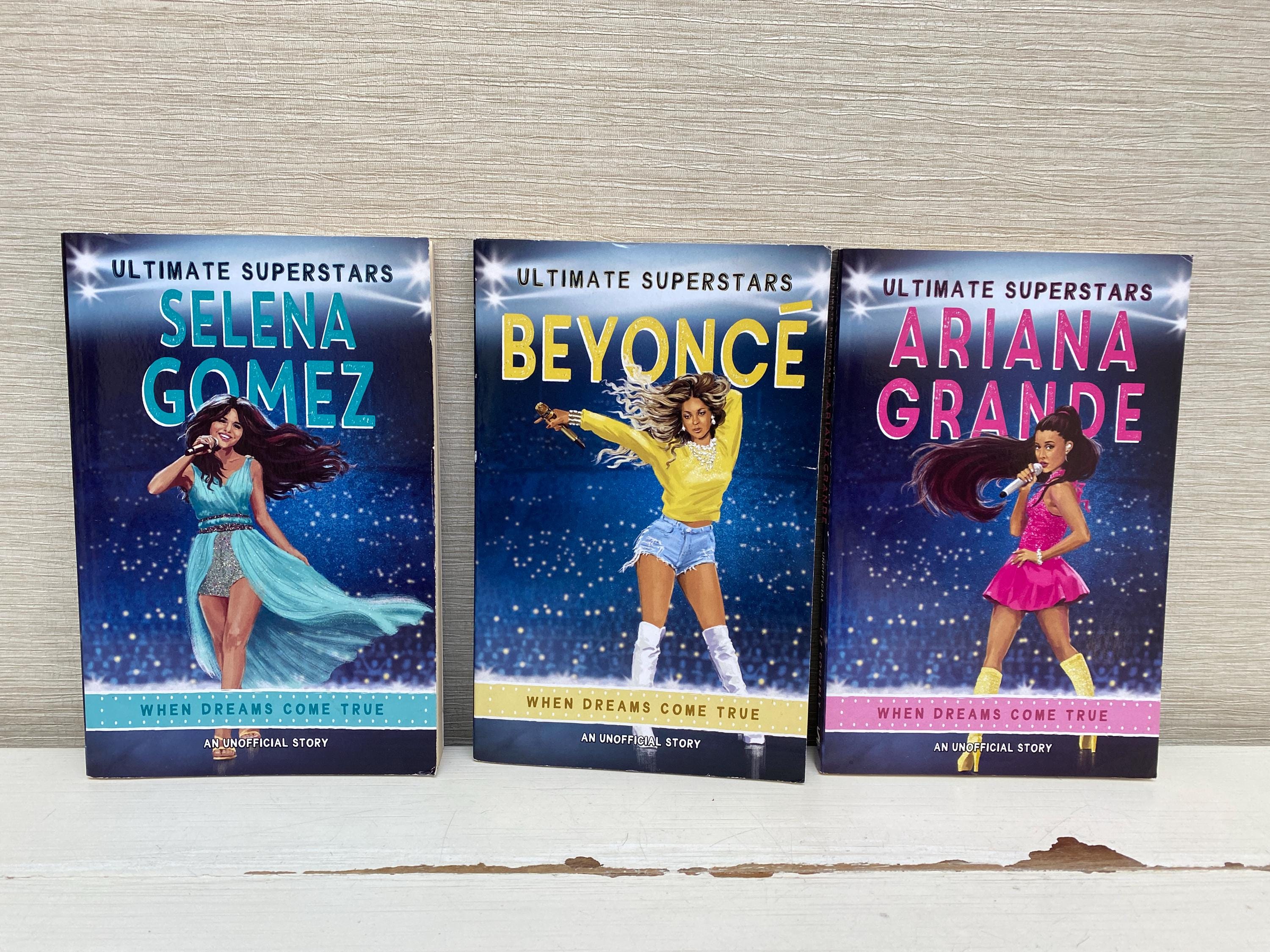 Ultimate Superstars Set of Three Paperbacks 2019 Children's Books - Ariana Grande Selena Gomez Beyonce