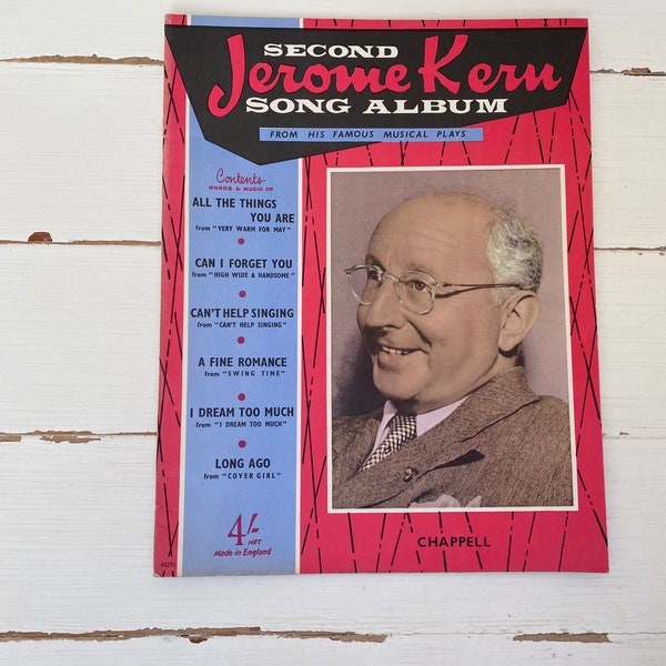 Second Jerome Kern Song Album - Musical Plays 1961