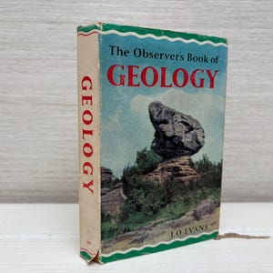 The Observer&#39;s Book of Geology by I O Evans  - F Warne & Co Vintage Hardback Book
