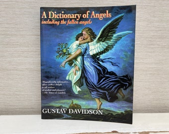 Diccionario de ángeles: incluidos los ángeles caídos de Gustav Davidson 1994 Libro de bolsillo