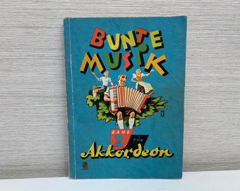 Bunte Musik, Band 2 Vintage Taschenbuch Musikbuch in Deutsch