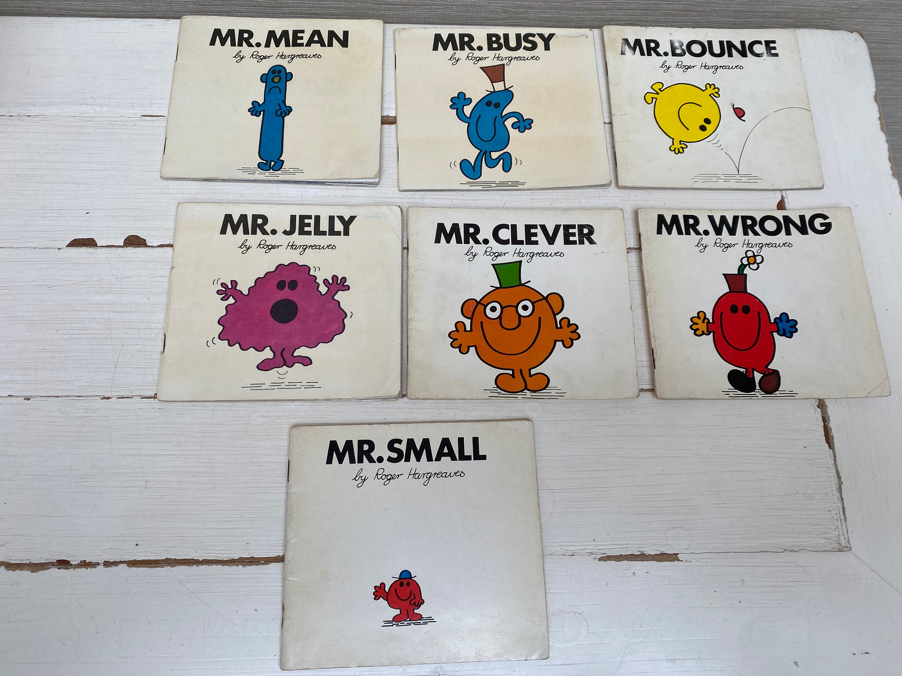 医学書　MRの生涯教育のための月刊誌　MRサークル 1970s Mr Men Collectable Paperback Books by Roger Hargreaves