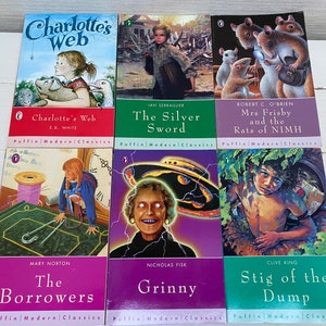 Puffin Modern Classics Libros de bolsillo Libros para niños de la década de 1990 - Varios títulos vendidos individualmente