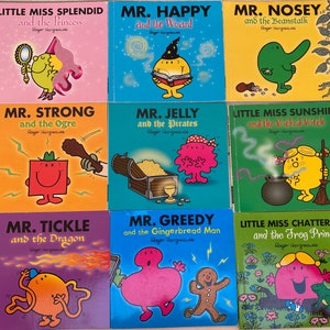 Mr Men Little Miss With Added Sparkle Paperback and Hardback Books  Roger Hargreaves - Sold Individually