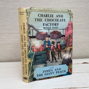 Charlie and the Chocolate Factory & James and the Giant Peach  by Roald Dahl 1968 First Edition Book Club Associates Hardback Book