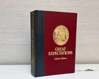 Great Expectations door Charles Dickens 1990 vintage hardcover boek - Readers Digest Illustrations door FW Pailthorpe