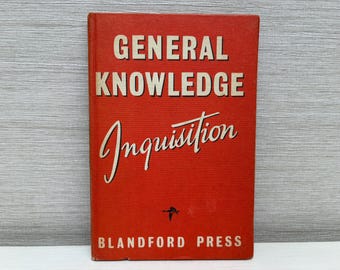 General Knowledge Inquisition By Richard Harman And Frank Bull 1960 Hardback Book Blandford Press