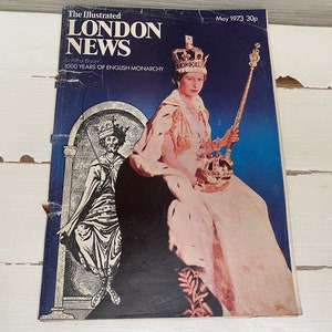 The Illustrated London News May 1973 Issue: 1000 Years of Monarchy Queen Elizabeth