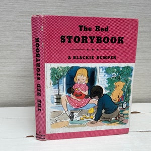 The Red Storybook A Blackie Bumper Hardcover Vintage Childrens Book 1958