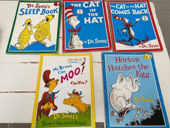 Dr Seuss Paperback Childrens Books 1950/60/70s - Sold