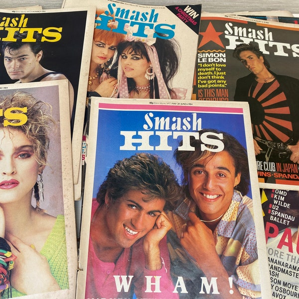 Smash Hit Vintage Magazines  1984 - Various Copies Sold Seperately