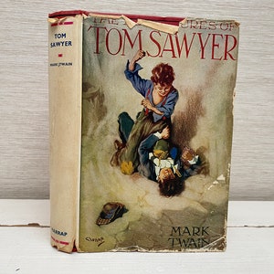 The Adventures of Tom Sawyer by Mark Twain 1963 Hardback Book - George G Harrap & Co Ltd