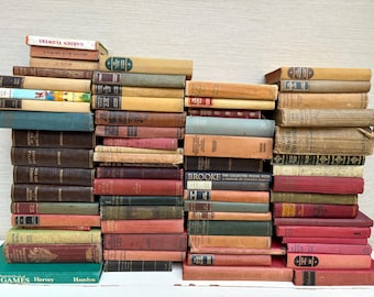 Adopt a Vintage Book 4 -  Old Vintage Hardcover Books Looking for a New Home - Sold Separately Various Titles