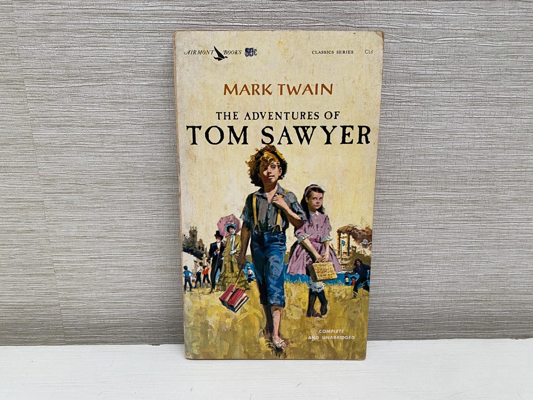 The Adventures of Tom Sawyer by Mark Twain Airmont Classic 1962 ...