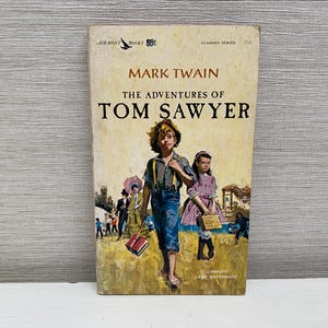 The Adventures of Tom Sawyer by Mark Twain  Airmont Classic 1962 Paperback Book