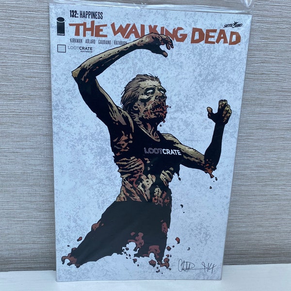 The Walking Dead Comic Issue #132 Lootcrate Variant Cover 2014