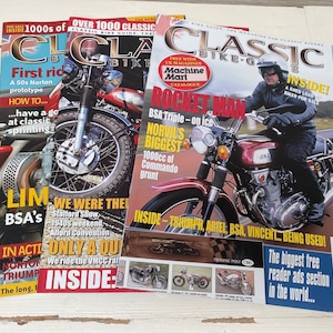 Classic Bike Guide Magazines 2005 / 2006 - Sold Seperately