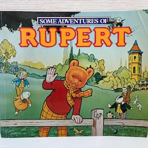 Some Adventures of Rupert Paperback Children&#39;s Book 1984 Cathay Books