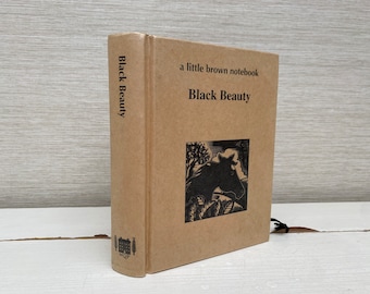 A Little Brown Notebook Scenes from Black Beauty By Anna Sewell Hardcover Book