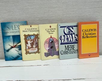 C S Lewis 1950s to 1980s Paperback Books - Various Titles Sold Separately