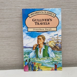 Gulliver&#39;s Travels by Jonathan Swift Paperback Children&#39;s Book 1993 Vintage - Parragon