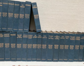 The Waverley Novels Border Edition 1901 Antique Hardback Decorative Books  By Sir Walter Scott - Macmillan and co Sold Individually