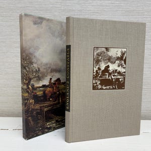 May include: Two books, one with a brown linen cover and the title "England's Constable" and the other with a color image of a landscape scene.