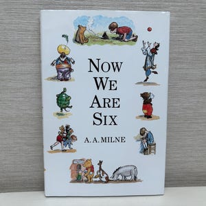 Now We Are Six van A A Milne Vintage hardcover boek 1989 5e indruk - Egmont-kinderboeken