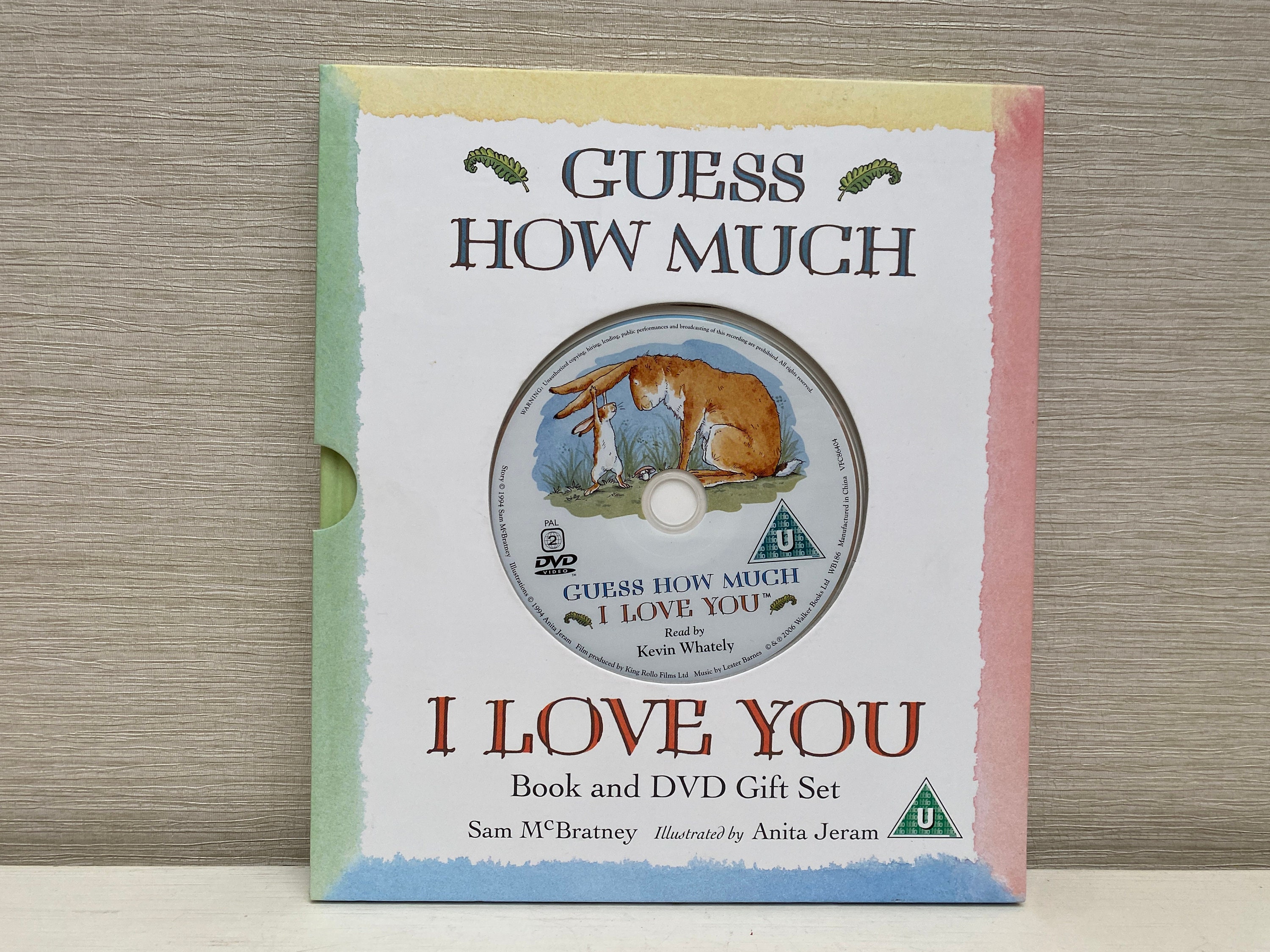 Guess How Much I Love You Hardback Book and DVD Gift Set by Sam