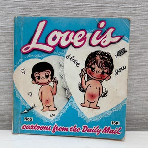 Love Is No 5 Cartoons From the Daily Mail 1971 vintage paperback boek door Kim Casali - Collectable