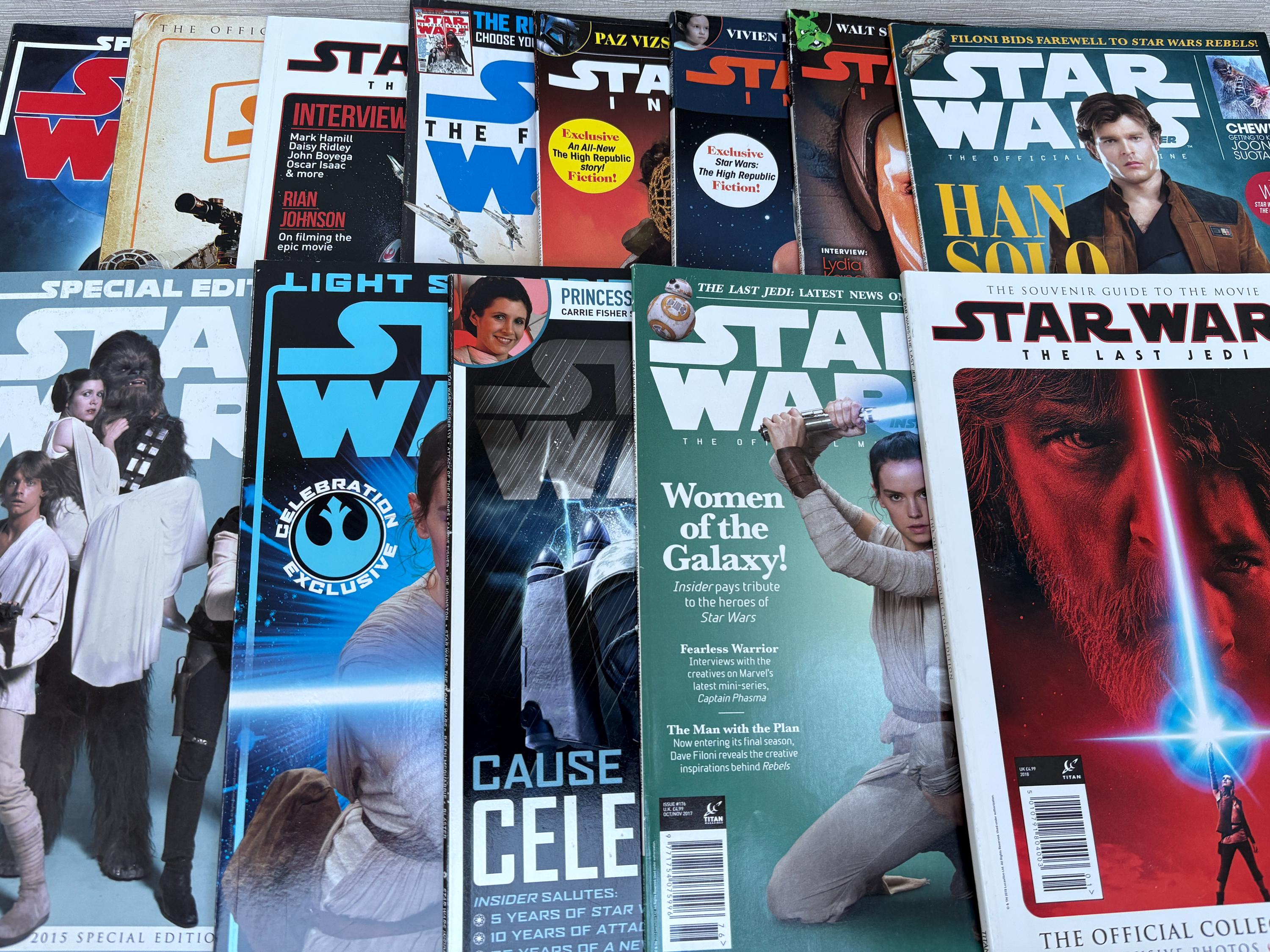 Star Wars Titan / Insider Magazines - Various Titles Sold