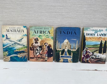 Travel Adventure Ladybird Vintage Hardback Books -  Series 587 - 1950/60s - Sold Individually
