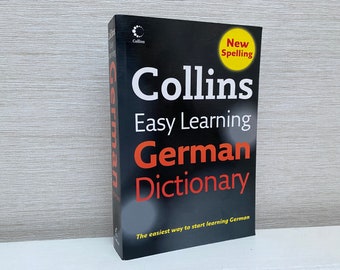 Easy Learning German Dictionary  Collins Paperback Book 2007
