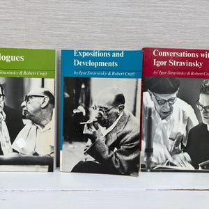 Igor Stravinsky and Robert Craft Faber Music Ltd Paperback Books - Sold Individually
